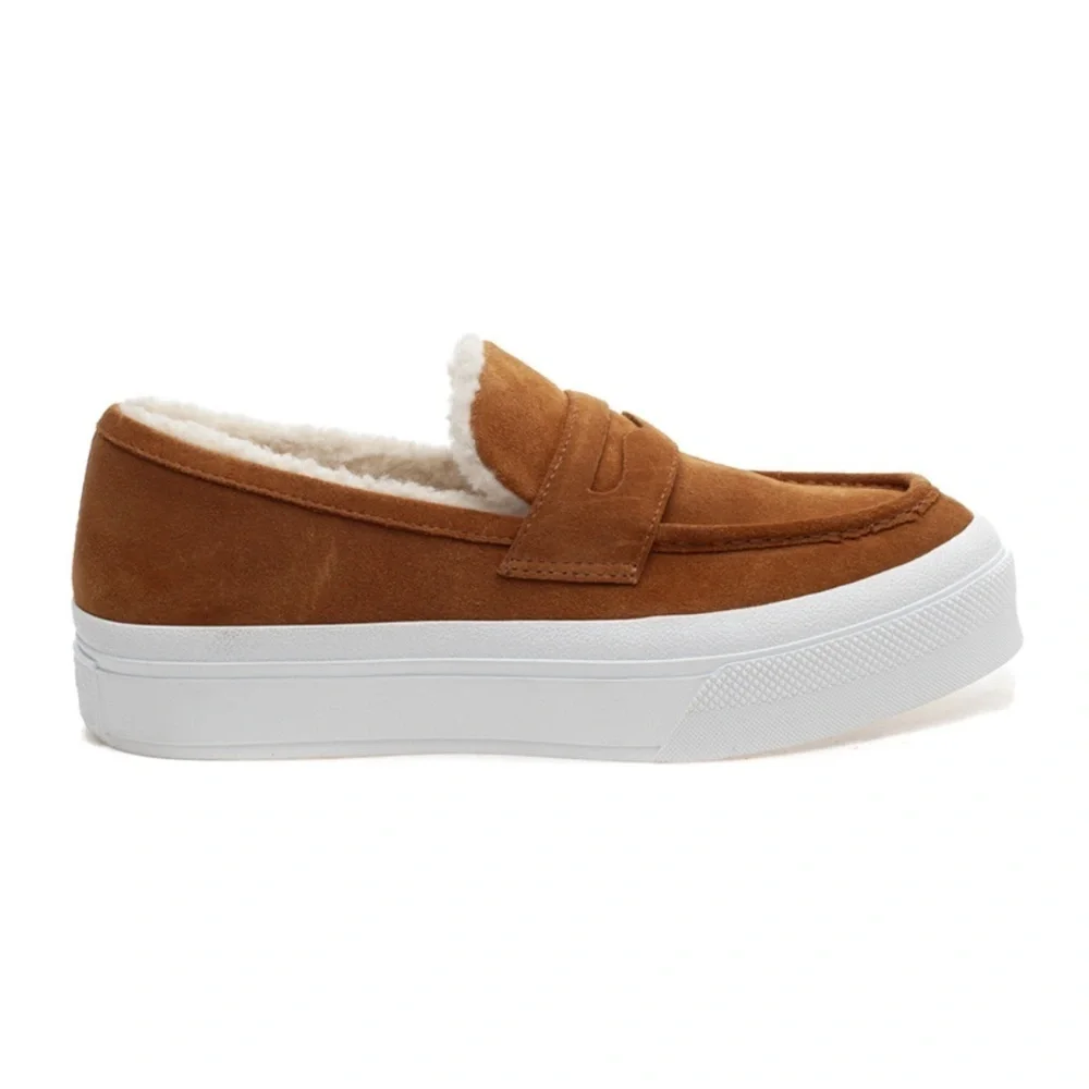 J Slides *New* Giles Sneaker Women’s Tan Suede Size 8.5